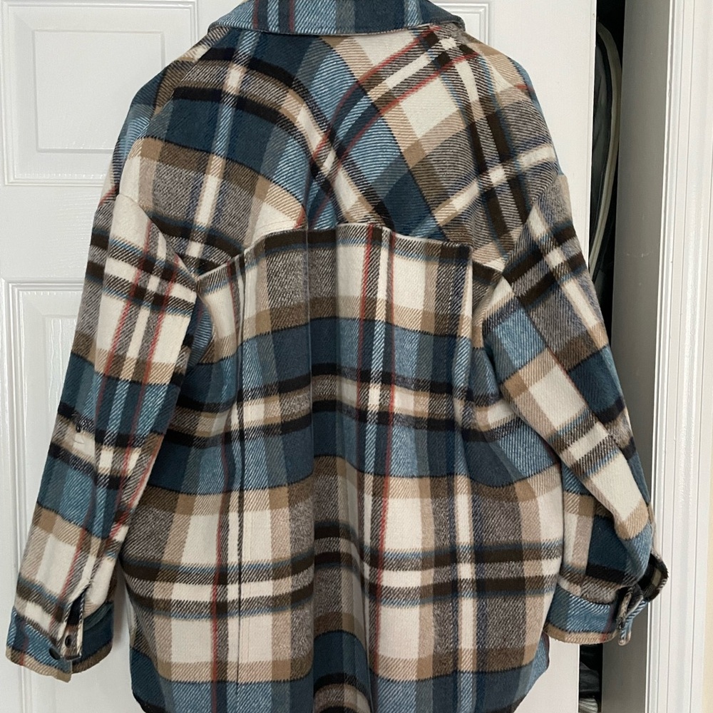 Oversized button up for outwear